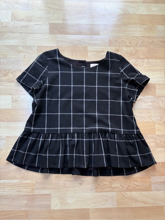 Sezane Tops - Sezane windowpane blouse